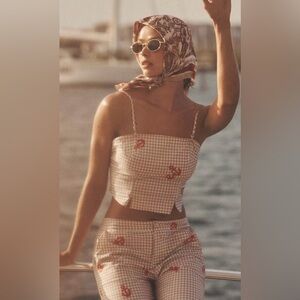 Anthropologie Celandine Clam Digger Capris s M